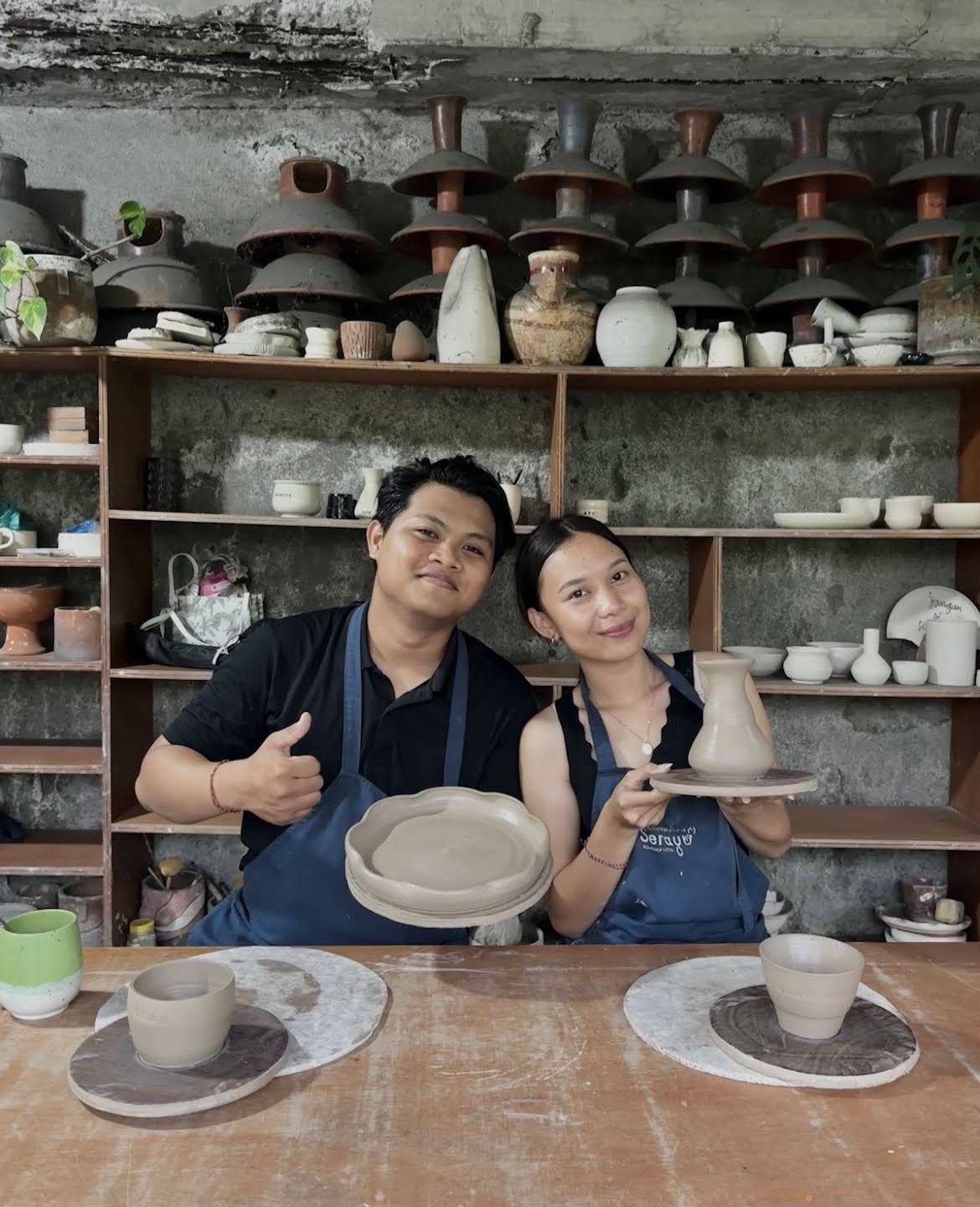  Ubud: Pottery Wheel Class Experience