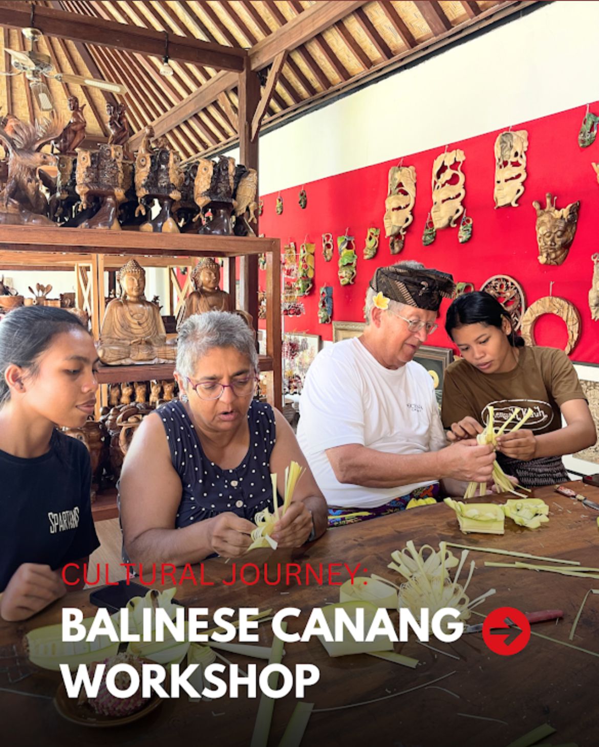 Balinese Offering Making Class (Canang Sari)